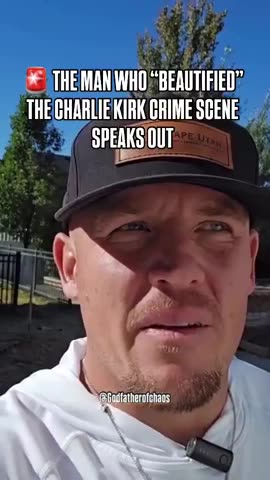 CIA Crisis Actor who Beautified Kirk's Movie Site- Cries!