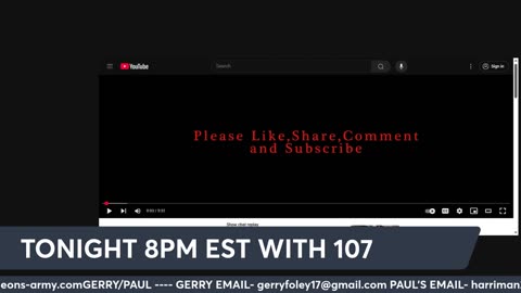 GIDEONS ARMY WED LIVE WITH 107 @ 8PM EST 7/2/25