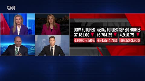 Trump comments on sharp decline in market futures