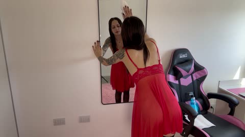 Calm Mirror Cleaning with Love _ Cozy Cleaning Routine with Sophie #NUDE #NAKED