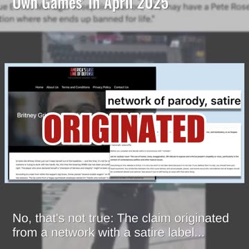 Fact Check: Brittney Griner Was NOT Investigated For 'Gambling On Her Own Games' In April 2025