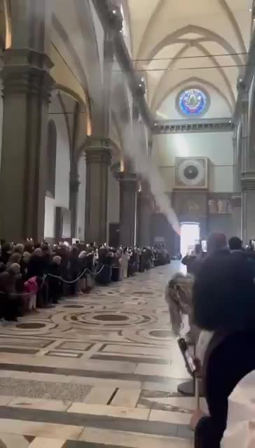 Holy Easter in Cathedral of Florence, Italy.