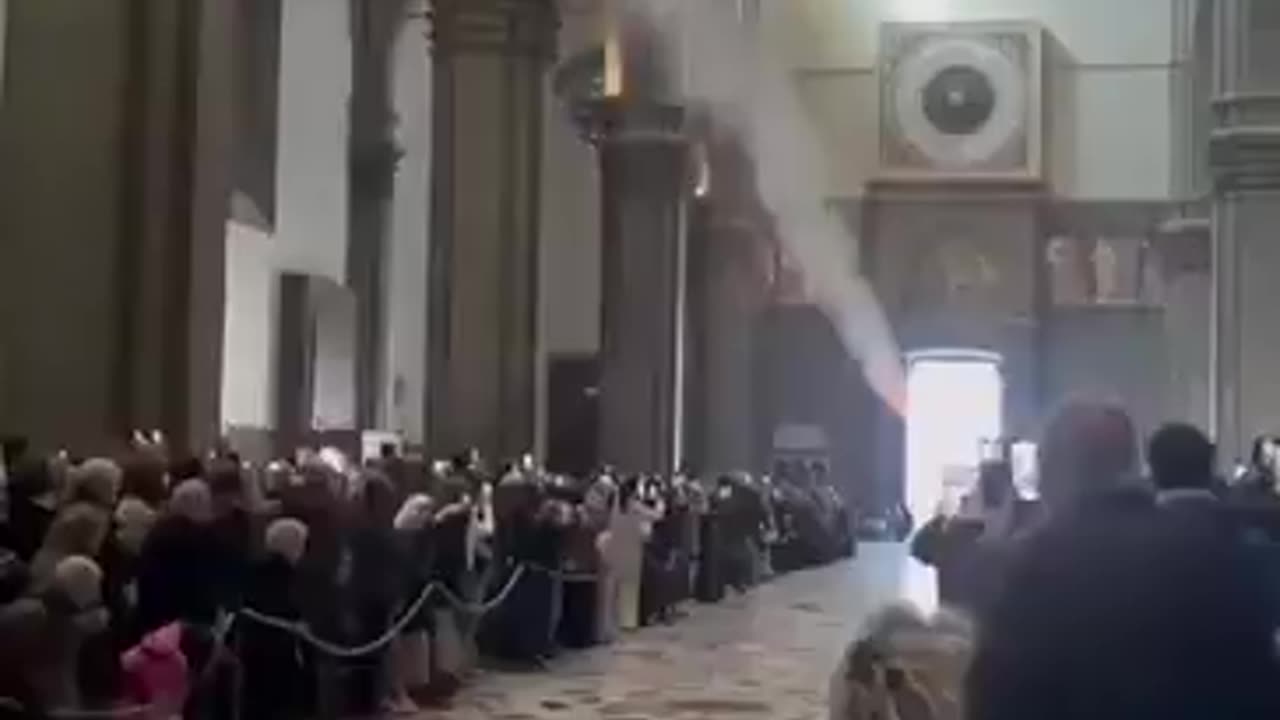 Holy Easter in Cathedral of Florence, Italy.