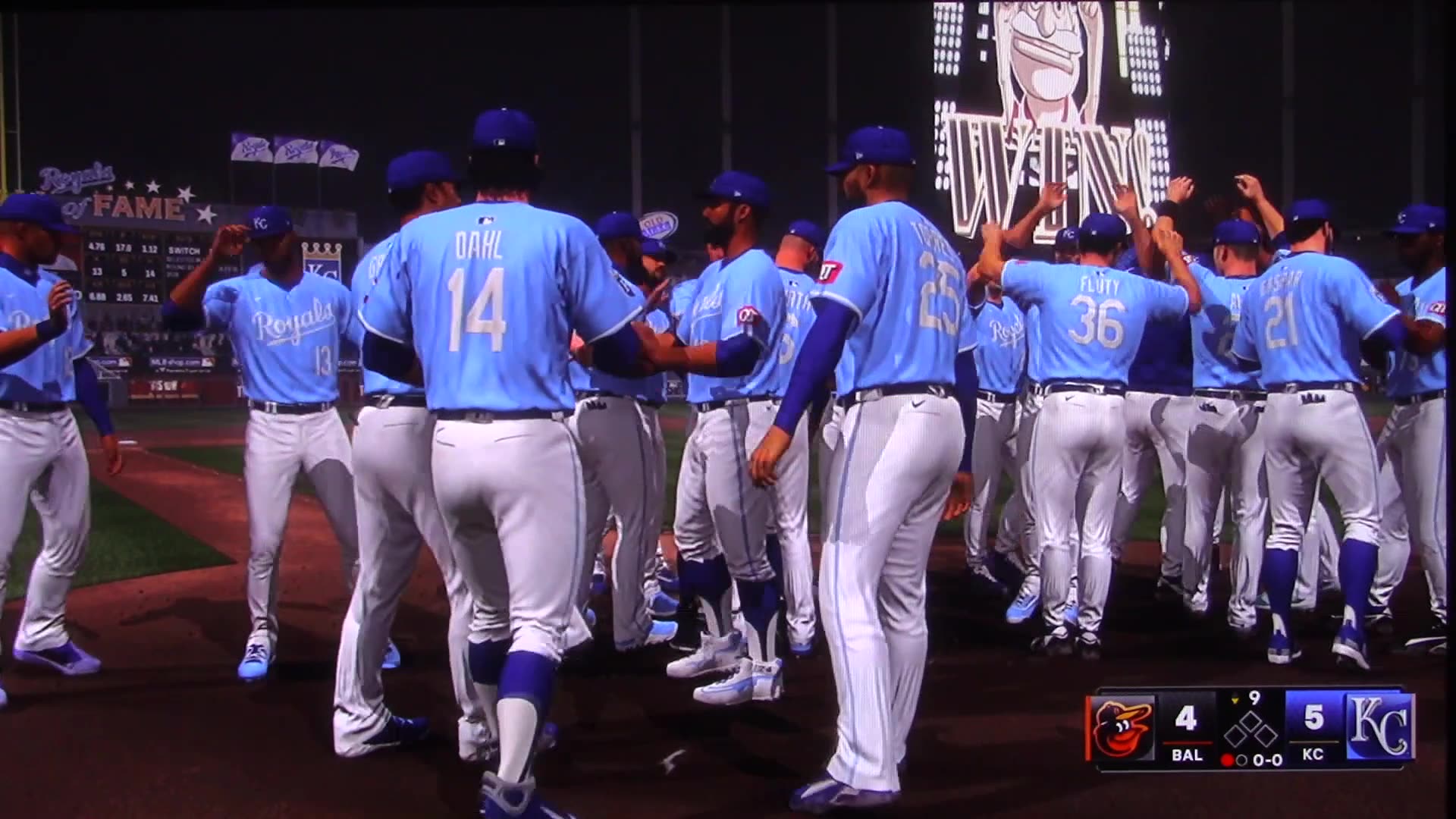 MLB The Show: Kansas City Royals vs Baltimore Orioles (S21 G120)