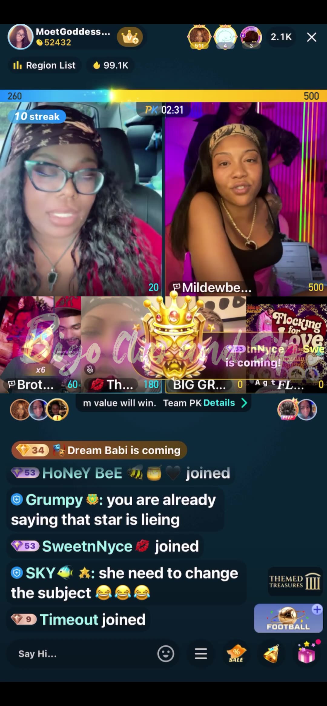 Team PK Moet Tariq Chosen Moets Beard Big Granny 8/12/25 #bigoclipandsip