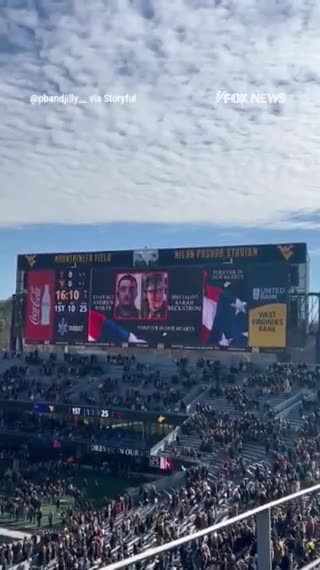 West Virginia College football game honors the 2 National Guard members who were shot