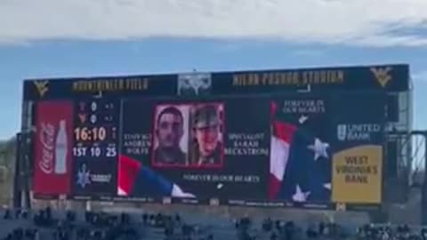 West Virginia College football game honors the 2 National Guard members who were shot