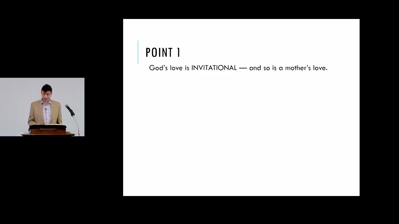 Sunday Sermon: Come and Be Filled: A Mother’s Invitation