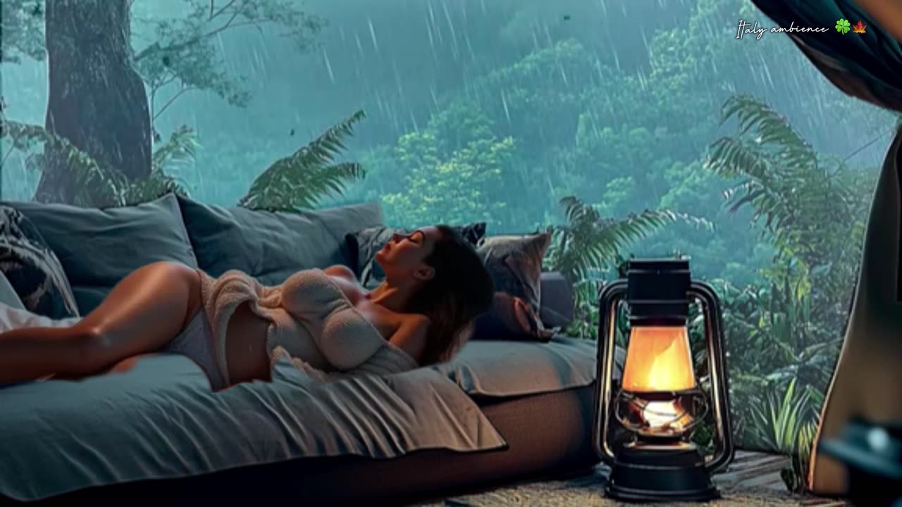 Relaxing Rain Sounds For Deep Sleep 🛌🌧️😴 💤 4K- Rain video #rainoundforsleep #rainsound