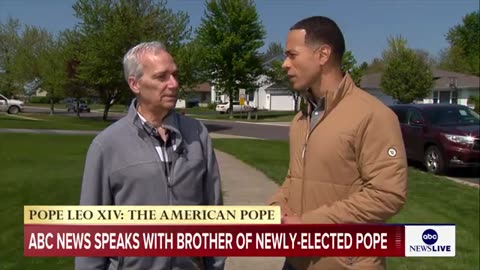 Brother of Pope Leo XIV on his reaction to learning the news
