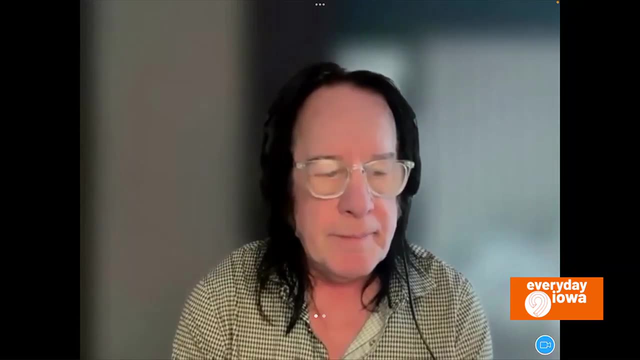 July 10, 2025 - Todd Rundgren Talks with KCRG-TV About His Concert Tour