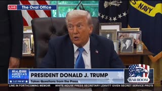 President Trump says to yelling reporter- “Quiet. You are really obnoxious”