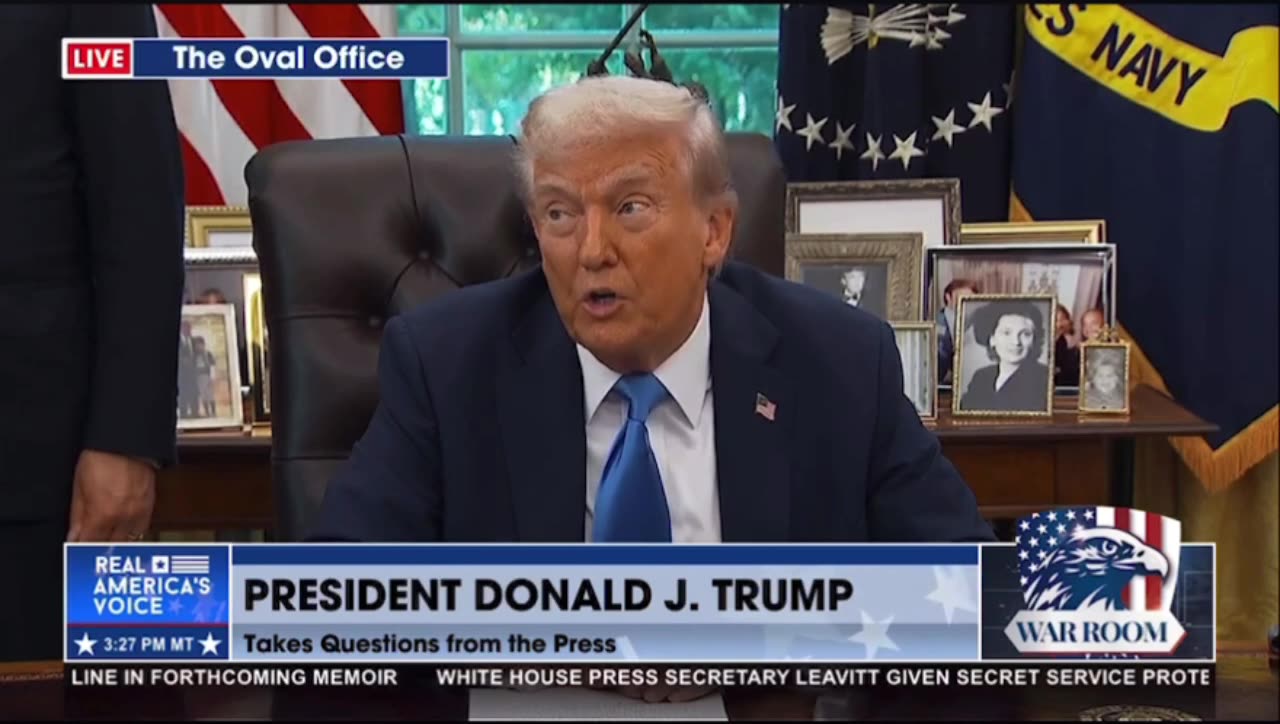 President Trump says to yelling reporter- “Quiet. You are really obnoxious”