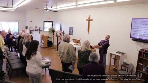 First Sunday of Advent, ACHS Sunday Service