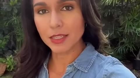 TULSI GABBARD WHITE HAIR BANG