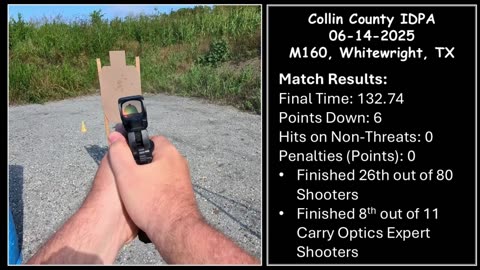 250614 Michael IDPA Tier 1 M160