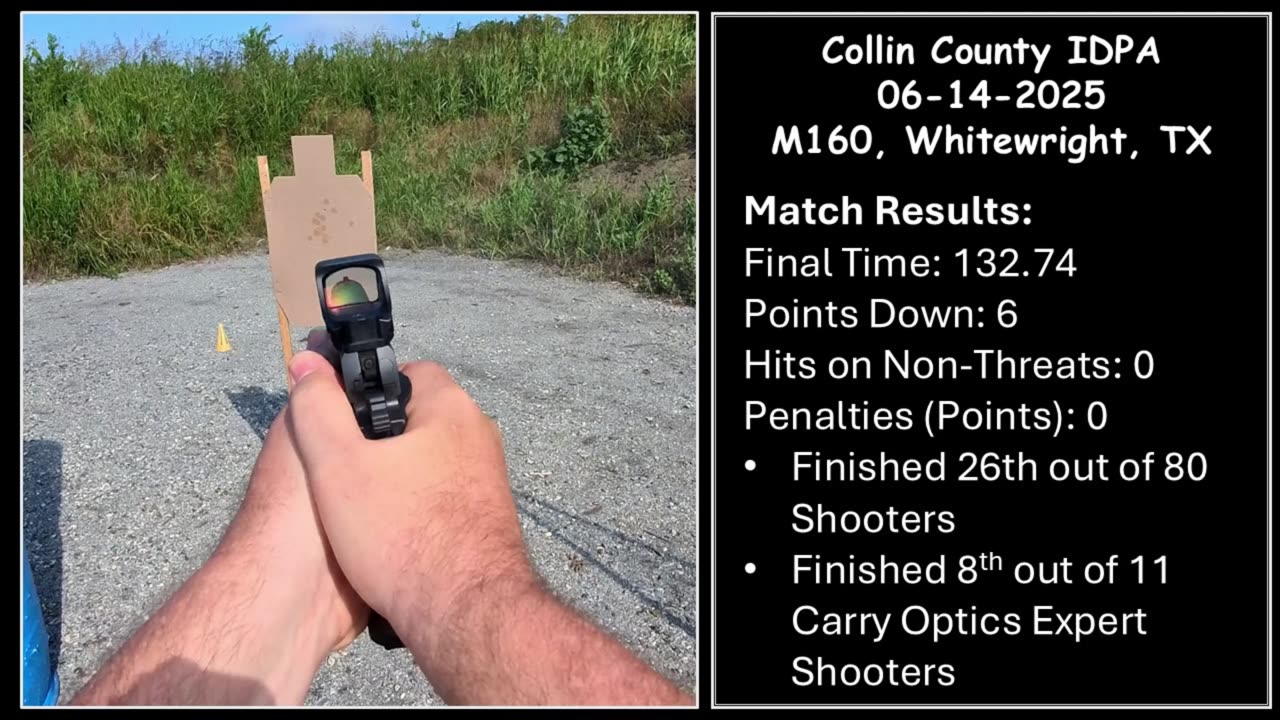 250614 Michael IDPA Tier 1 M160