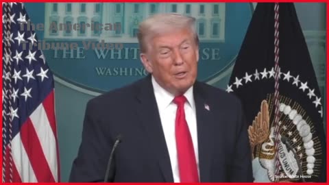 "God Is Very Proud": President Trump Defends Admin's Record During Exchange In Press Room