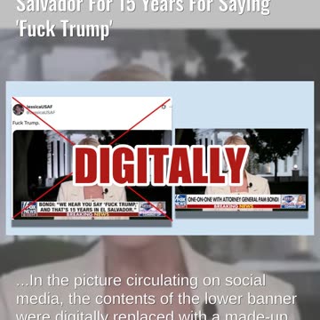 Fact Check: Pam Bondi Did NOT Promise To Send People To El Salvador For 15 Years For 'Fuck Trump'