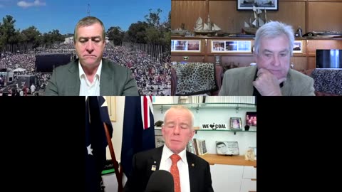 Graham and John speak with Senator Malcolm Roberts...