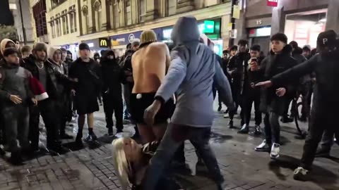 Muslims and right wingers attack a trans man in London.