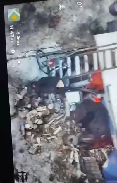 Russian Drone Dropped Bread to Civilians Trapped in Kursk