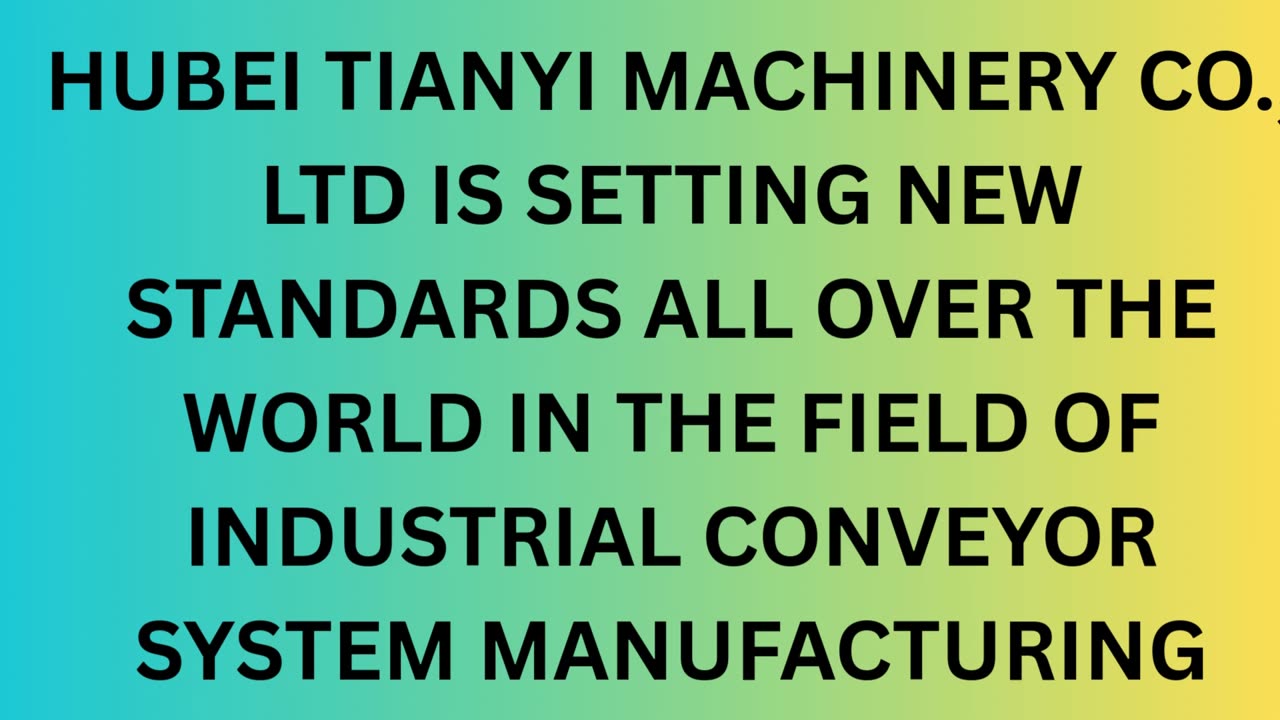 Hubei Tianyi Machinery Co., Ltd