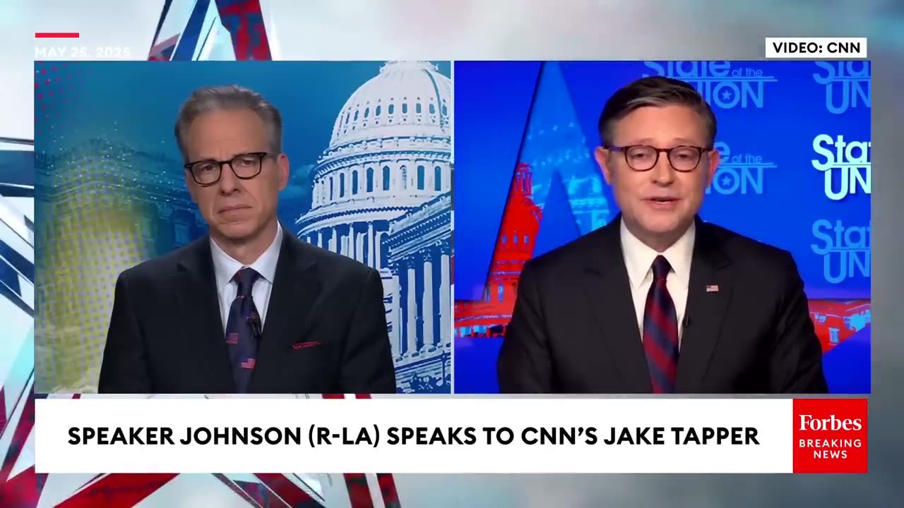 Jake Tapper Brings Up Hunter Biden Probe to Speaker Johnson