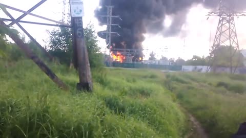 ⚡🔥 Ukraine Russia War | Ukrainian Drone Strike Sets Sergiyev Posad Substation Ablaze | RCF