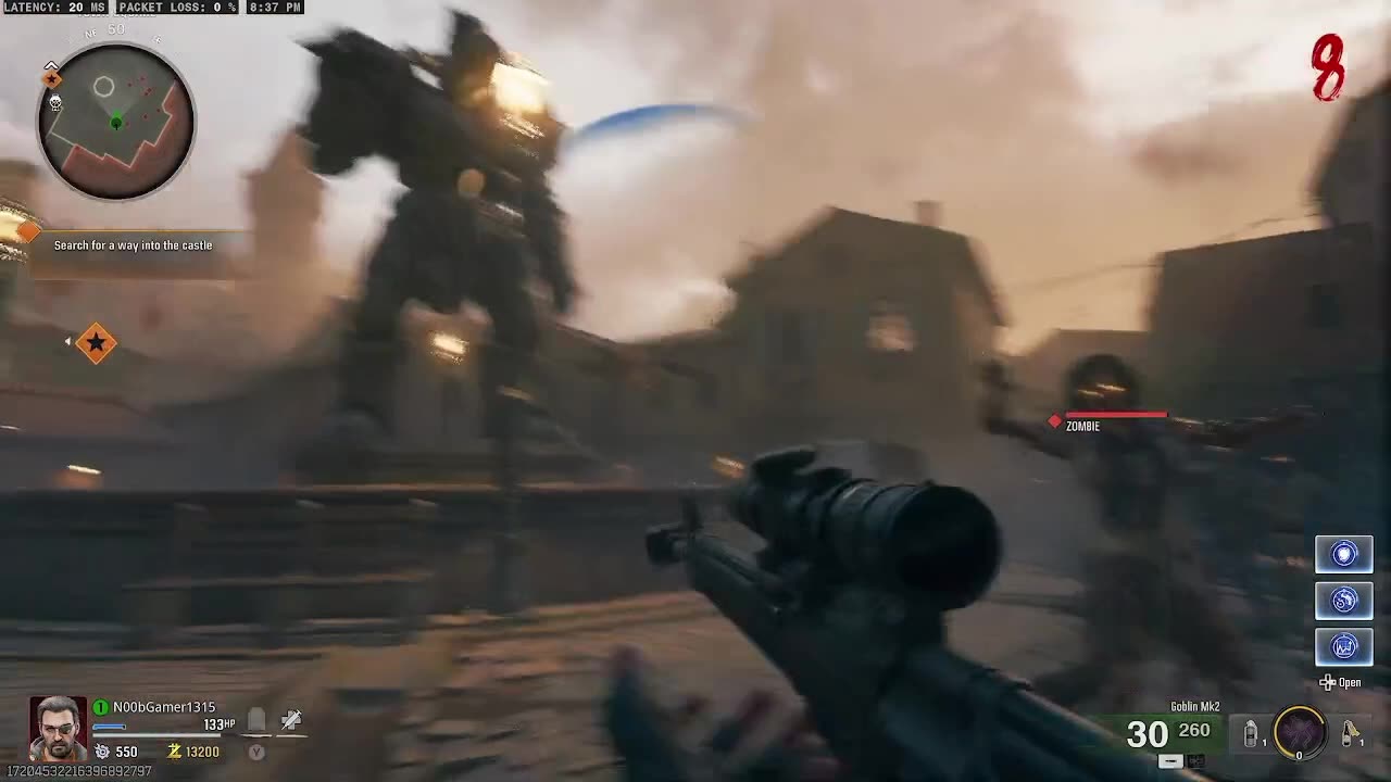 Call of Duty Black Ops 6 No Commentary Solo Round Based Zombies PvE Citadelle Des Mortis 67th Game