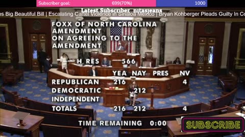 🔴 LIVE: House vs. Senate on Trump's Bill