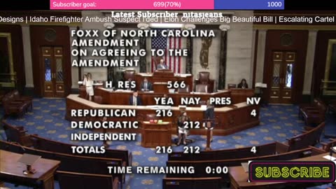 🔴 LIVE: House vs. Senate on Trump's Bill