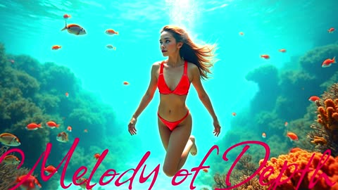 Electronic Music. Song Melody of Depth.