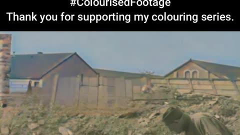 US WW1 Sniper Concealment in the Field #ColourisedHistory