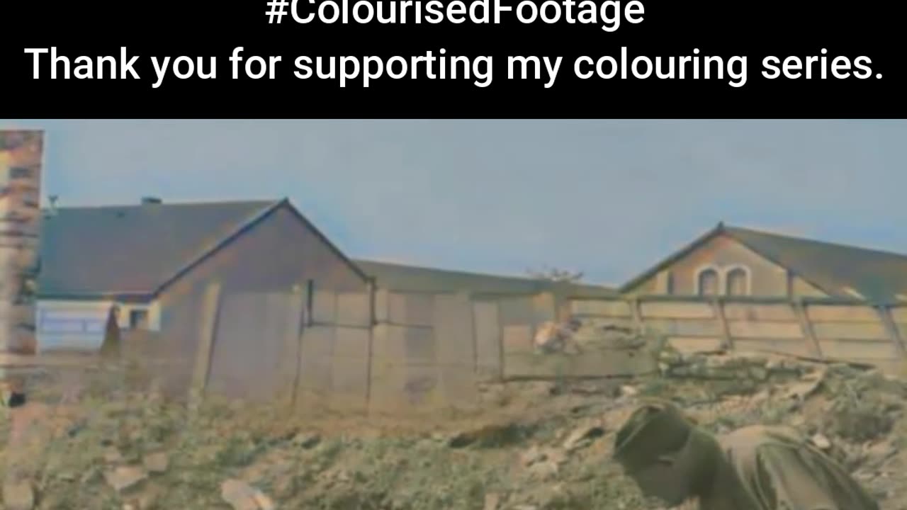 US WW1 Sniper Concealment in the Field #ColourisedHistory