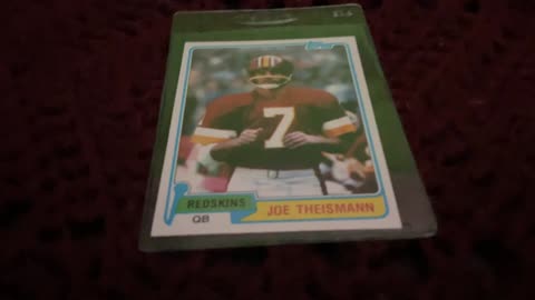 Redskins l 1981 Topps JOE THEISMANN card # 165