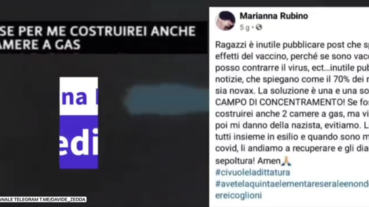 PROPAGANDA E ODIO CONTRO CHI RIFIUTAVA IL VACCINO ANTI COVID 19: PER NON DIMENTICARE