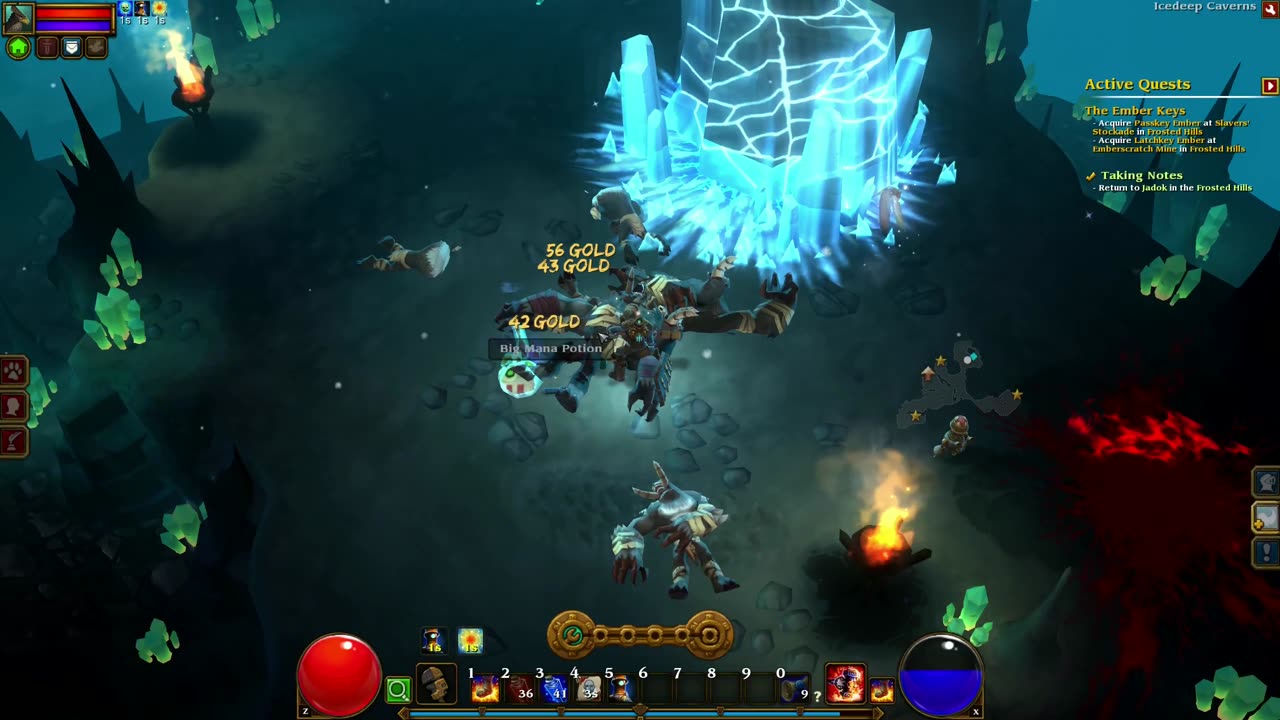 Torchlight II - Icedeep Caverns - Chillhoof - Boss Fight [Engineer]
