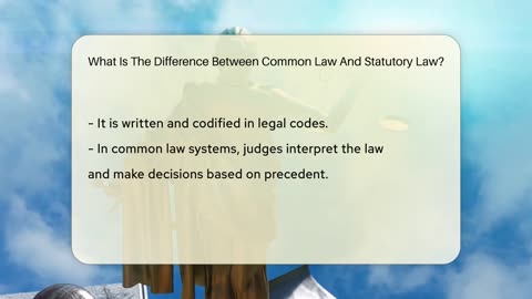 Pop-up player What Is The Difference Between Common Law And Statutory Law? - CountyOffice.org