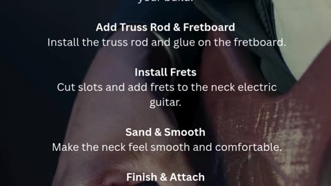 Build a smooth, durable electric guitar neck with Exotic Wood Zone.