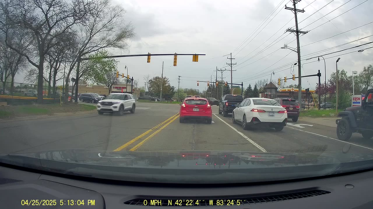 Roundtrip Drive From Levagood Neighborhood, Dearborn; To Punjab Indian Cuisine, Livonia, MI, 4/25/25