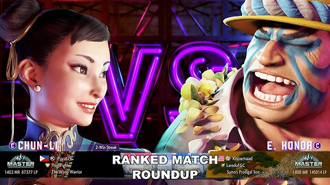 Kuya Kalbo SF6 Ranked Match Roundup. Chun Li Master Rank [Hori Fight Stick]