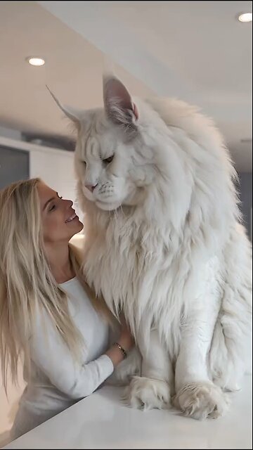So beautiful cat | Big White cat | #cat