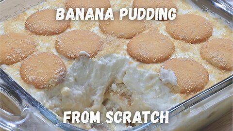 Banana Pudding From Scratch (NO Jello Mix!!!)