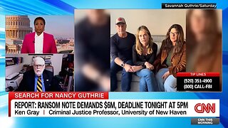 Nancy Guthrie: Purported $6,000,000 ransom deadline nears