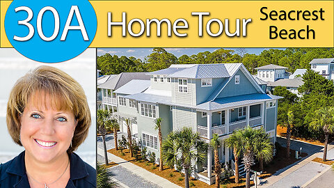 30a Home Tour 272 Beach Bike Way Seacrest Beach, FL
