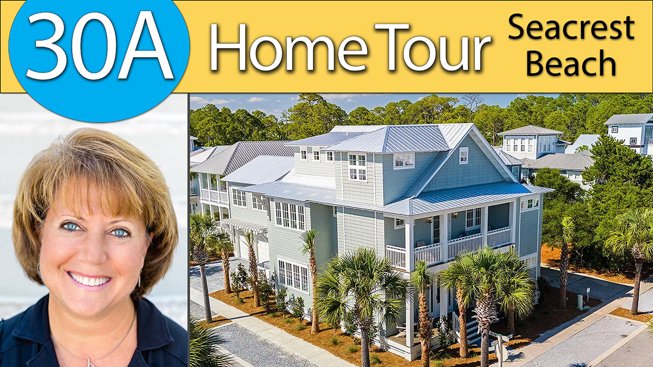 30a Home Tour 272 Beach Bike Way Seacrest Beach, FL