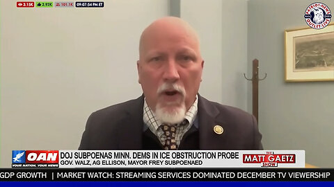 Chip Roy 1/20 Gaetz Show- Fed Subpoenas,MN Fraud_On Steroids 1 Of The Biggest Scandals In US History