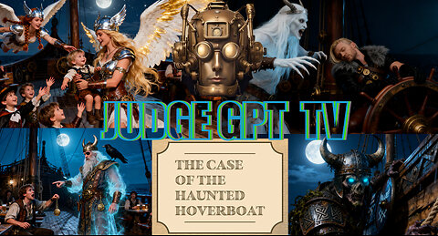 Judge GPT TV Ep8: The Haunted Hoverboat | Steampunk Courtroom Series