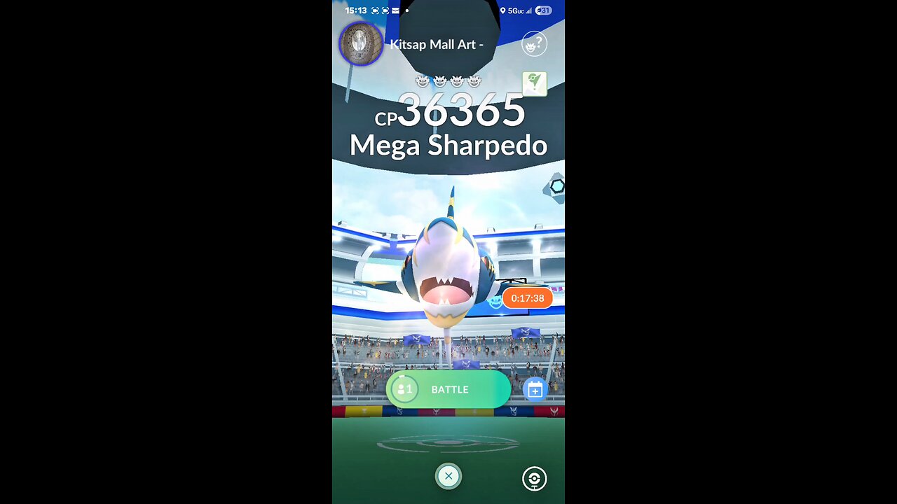 Mega Sharpedo Is MISSING HALF HIS BODY?! Pokémon GO Raid Catch!